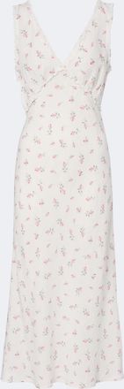 Rixo Vestido midi Sandrine de algod&oacute;n floral