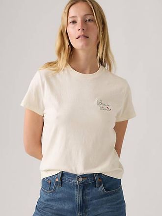 Levi's Graphic Classic Tee - Womens - L - White