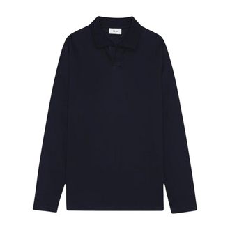 Nn.07 Paul LS Polo - Tops - Hombre - Azul - 2XL
