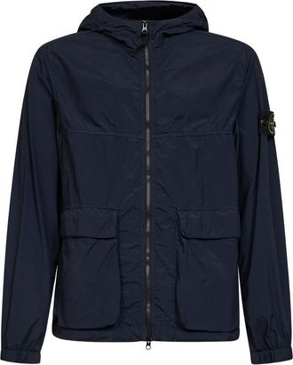 Stone Island Hooded Flap-pocket Jacket