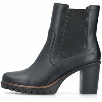 Rieker Chelsea Boot - Dames - Schoenen - Zwart - Maat: 40 EU Leer