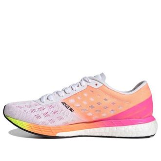 adidas (WMNS) adidas Adizero Boston 9 White Screaming Pink H68744