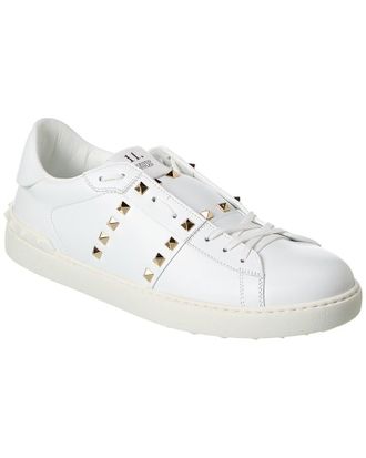 Valentino Rockstud Untitled Leather Sneaker