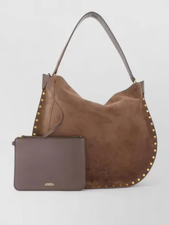 Isabel Marant oskan soft leather shoulder tote bag