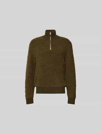 Filippa K Pullover mit gerippten Abschl&uuml;ssen in Oliv, Gr&ouml;&szlig;e XL