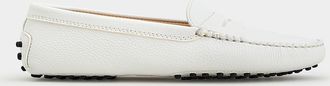 Tod's Pebbled Penny-Front Gommini Moccasin