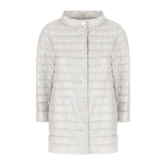 Herno Piumino Leggero Nylon Ultralight - - Jackets - Donna - Grigio - XS