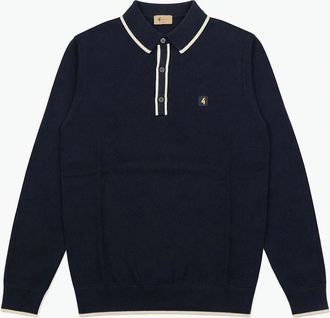 Gabicci Vintage 1973 Mens Gabicci Vintage Lineker Navy Polo Shirt - Size: 38