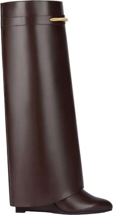Givenchy Shark Boots - female - Givenchy - High Boots - Brown - 6 1/2 UK - Shoes