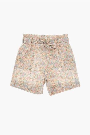 BONPOINT Floral-Print Shorts with Belt size 6 Y