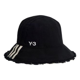 adidas Y-3 Stripes Bucket Hat Black KD2433