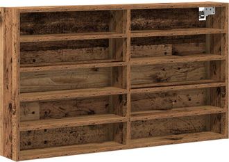 vidaXL Vidaxl - Armario De Exhibici&oacute;n Con Estante Madera Vieja 100 X 15 X 58 Cm