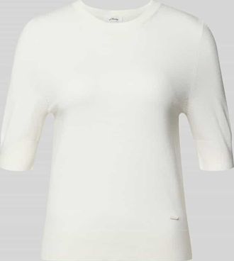 s.Oliver Red Label Slim Fit T-Shirt aus Viskose-Mix in Weiss, Gr&ouml;&szlig;e 38