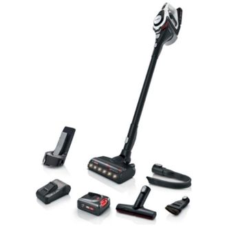 Bosch Serie 8 Bbs8214 Aspiradora De Pie Y Escoba El&eacute;ctrica Aspiradora Escoba 2 En 1 Bater&iacute;a Secar Sin Bolsa Blanco 4 Ah
