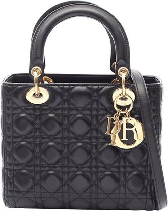 Dior Pre-owned Dior Medium Lambskin Cannage Lady Dior Ladies CCJZ5H3Z4RK44NZB