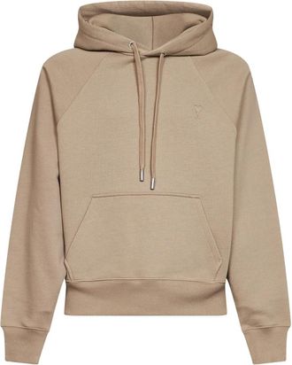 Ami Ami de Coeur Hoodie - Heren - Hoodies - Beige - XL - Katoen - Hoodies & sweatvesten