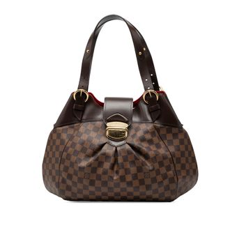 Louis Vuitton Vooraf gebruikt Damier Ebene Sistina Gm