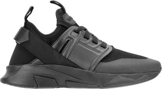 Tom Ford Sneakers - Dames - Sneakers - Zwart - 41 EU - Leer - Schoenen