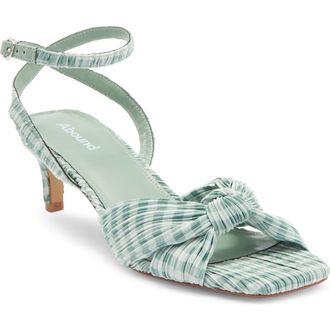 Abound Diana Kitten Heel Sandal in Green Sage at Nordstrom Rack, Size 6