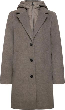 Street One Cappotto monopetto - - Coats - Donna - Beige - S