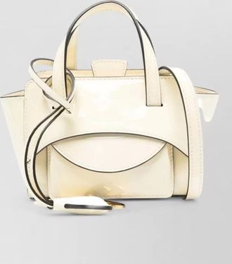 Hidesins xs leather tote bag crossbody strap