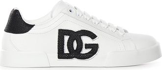 Dolce & Gabbana Portofino Light Strobel Leather Sneaker