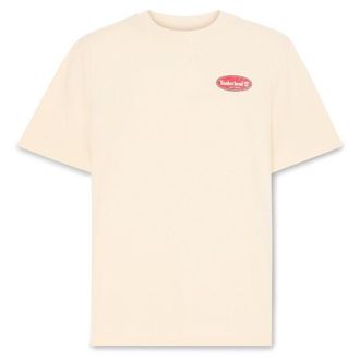 Timberland Gas Station Back Graphic Tee T-Shirt f&uuml;r Herren | wei&szlig;