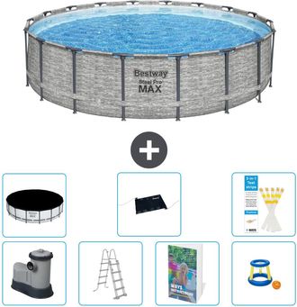 Bestway Piscina Bestway Steel Pro Max Redonda - 549x122 Cm - 8-piezas S559