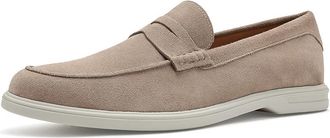 Peter Millar Excursionist Penny Loafer Mens Lace Up Wing Tip Shoes Pebble : 11.5 M, Leather