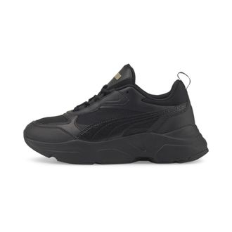 Puma Womens Cassia Trainers Sneakers - Black - Size UK 6.5