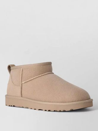 UGG ultra mini ankle slippers flat sole