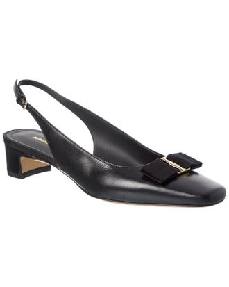 Ferragamo Rivada Patent Slingback Pump