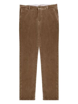 Slowear straight-leg corduroy trousers - men - Cotton/Elastane - 36 - Brown
