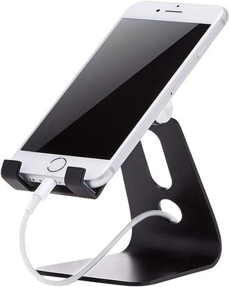 OEM Soporte Para Tel&eacute;fono, Sencillo, Doble, Negro