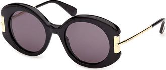 Max Mara MM0188 01A Womens Sunglasses Size 52
