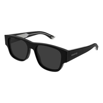 Gucci Sunglasses, male, Black, Size: 54 MM Square Sunglasses