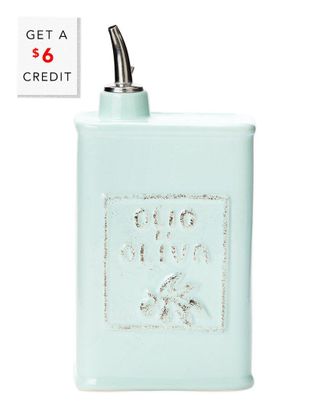 Vietri Vietri Lastra Aqua Olive Oil Can With $6 Credit