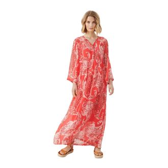 Part Two Cayenne Paisley Print Jurk - Dames - Maxi kleedjes - Veelkleurig - XS - Kleedjes
