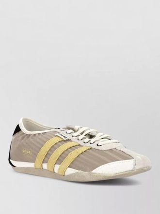 adidas tokyo lace up sneakers panelled design