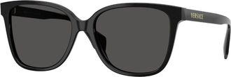 Versace VE4523 GB1/87 Womens Sunglasses Black Size 56
