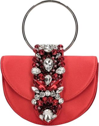 Gedebe Brigitte Mini Bag - Dames - Handtassen - Rood - ONE Size - Satijn - Tassen