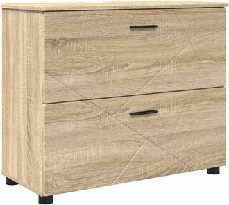 vidaXL Gabinete De Ba&ntilde;o Con Caj&oacute;n Roble Sonoma 76,5 X 35 X 64 Cm Vidaxl