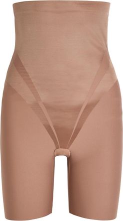 Spanx Transform Sculpting High-waist Shorts - Nude - S (UK8-10 / S)
