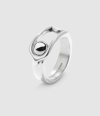 Goossens Paris Bague Boucle Palladium
