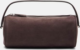 The Row Borsa Round 90s in suede