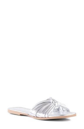 Seychelles Shades of Cool Slide Sandal in Silver at Nordstrom, Size 6.5