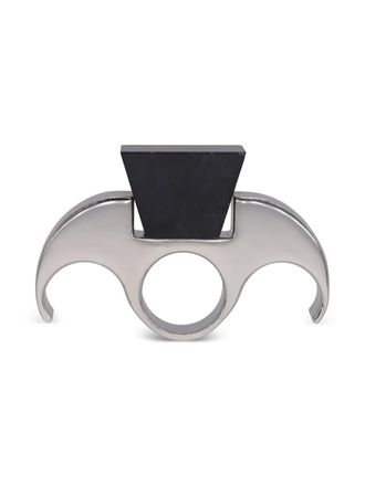 Etro sculptured geometric ring - Silver