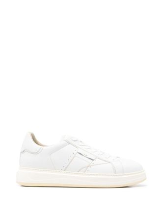 Woolrich White Leather Sneakers