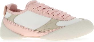 Alexander McQueen Womens Multicolor Leather Sneakers Whirosepawhtrw Upper And Rubber Sole