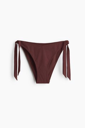 H&M Tie-Tanga Bikinihose - Brown